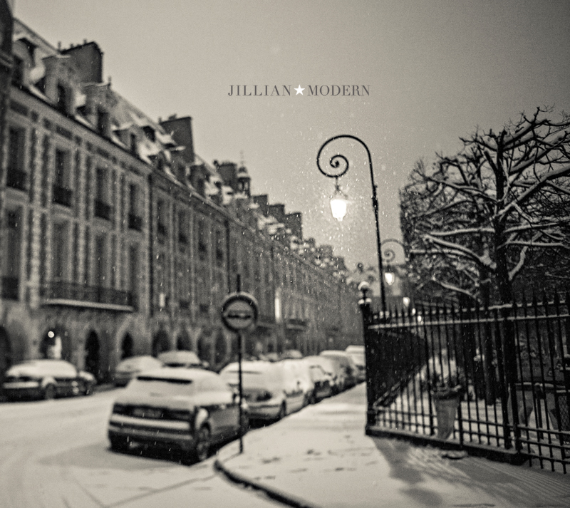 Paris in the Snow by Jillian Modern Photography
